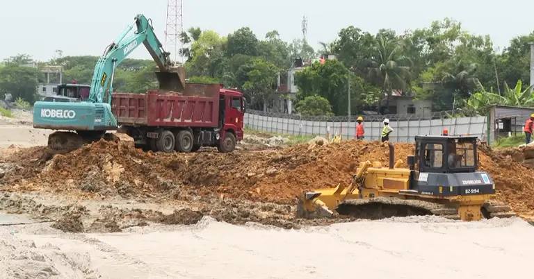 মেট্রোরেলের প্রকল্পের কাজ